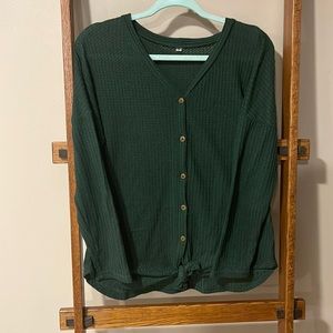 Woman’s Long Sleeve  Button Down Shirt